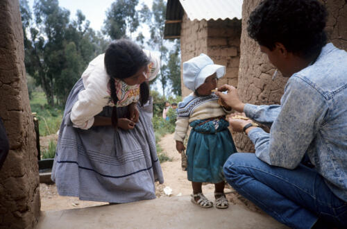 4723 hr RTW 6-8 Jan 1991 Isla Amantaní Titicaca Peru