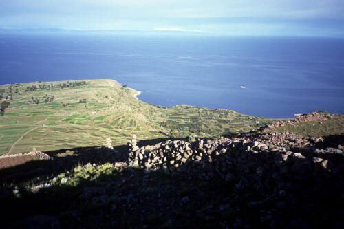 4727 hr RTW 6-8 Jan 1991 Isla Amantaní Titicaca Peru