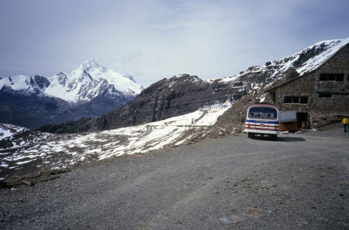4755 hr RTW 13 Jan 1991 La Paz to Chacaltaya Ski Centre Bolivia