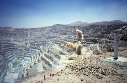 4865 hr RTW 28 Jan 1991 Chiquicamata Copper Mine Chile