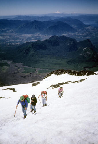 4895 hr RTW 3-5 Feb 1991 Villarica  Pucón Chile