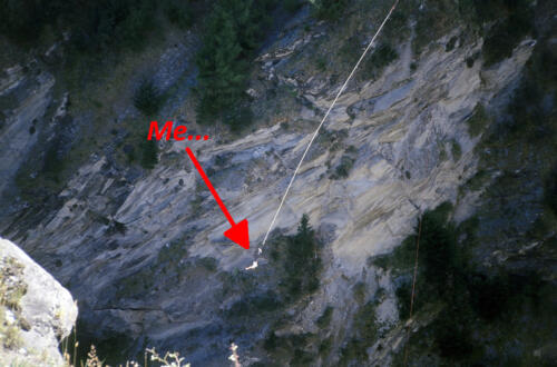5072 hr RTW 11 Mar 1991 Awesome Foursome in Shotover Canyon NZ