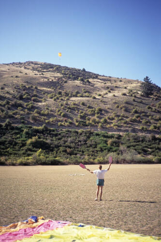 5099 hr RTW 12 Mar 1991 Paragliding near Queenstown NZ